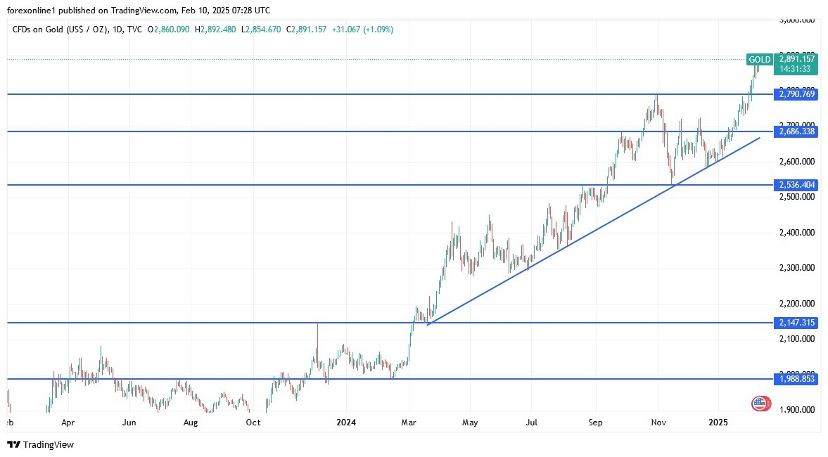 【XM Forex】--Gold Analysis: Eyes $3,000 as Bulls Dominate(图1)