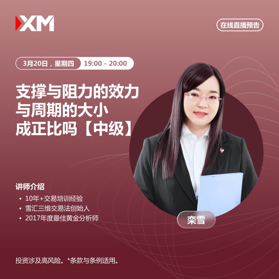 【XM外汇官网】：中文在线直播讲座，今日预告(图2)