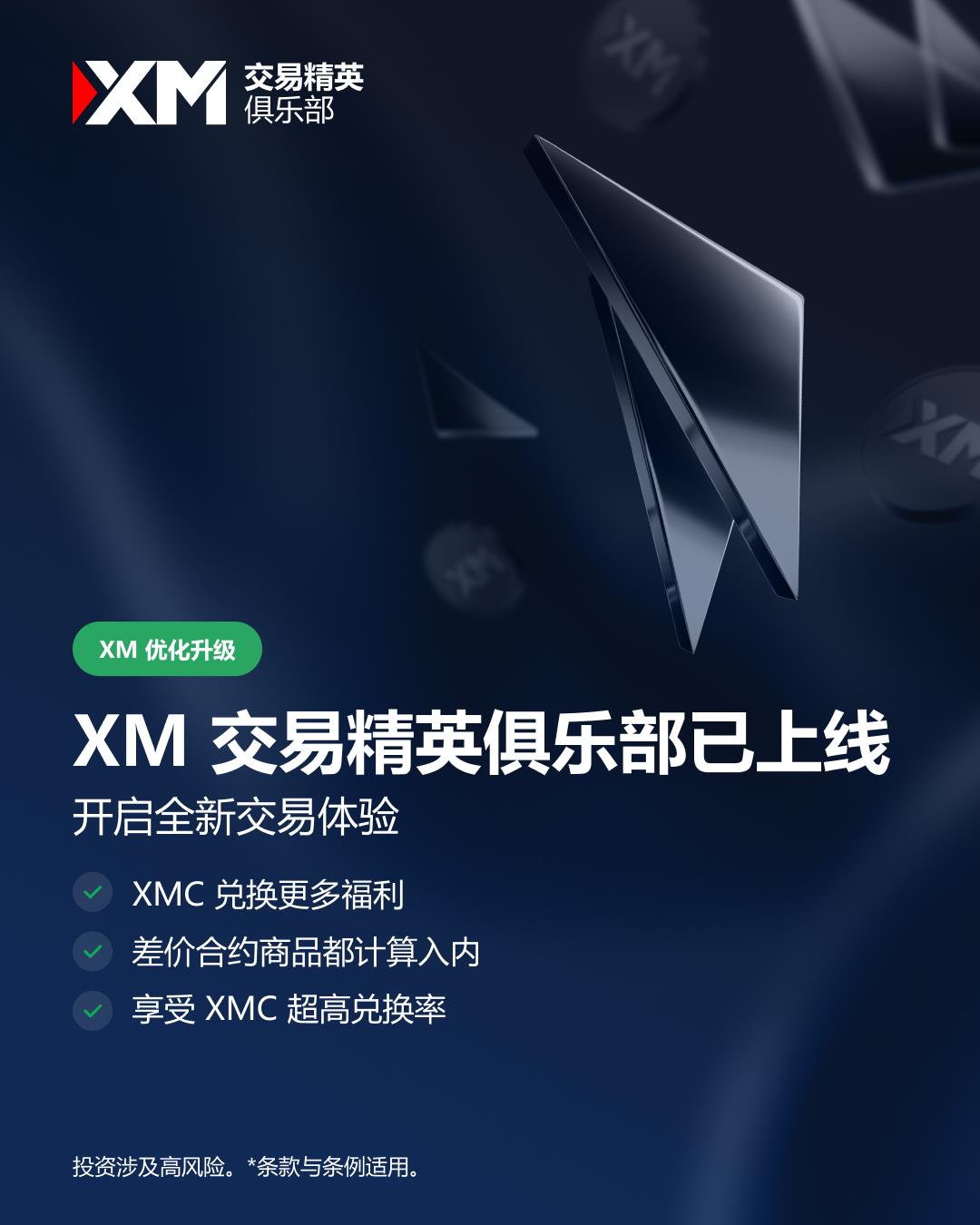 【XM外汇平台】：交易精英俱乐部闪亮登场，尊享升级版全新体验(图1)